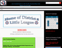 Tablet Screenshot of district8ll.com